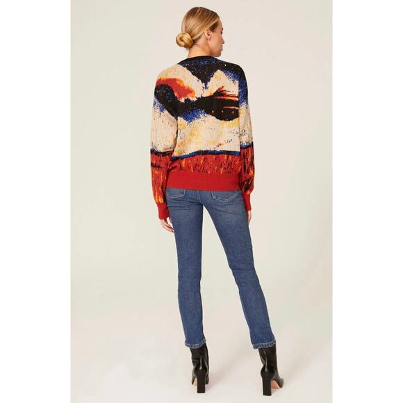 Nicole Miller UFO Intarsia Sweater - Picture 2 of 4